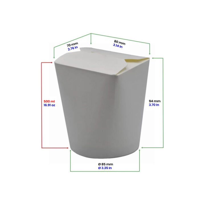 Asia-Box / Döner-Box "White" – Bild 3