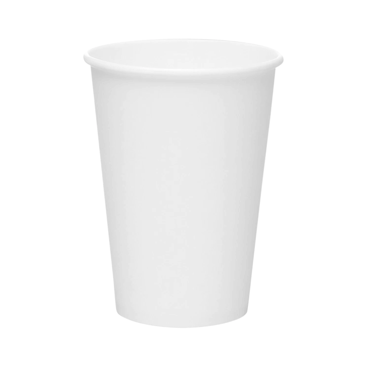 Bio Einwand-Pappbecher "CP-White" 180 ml 50 Stück