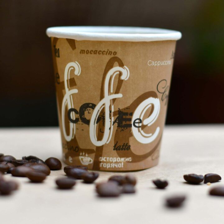 Bio Einwand-Pappbecher "Coffee" 100 ml 50 Stück – Bild 3