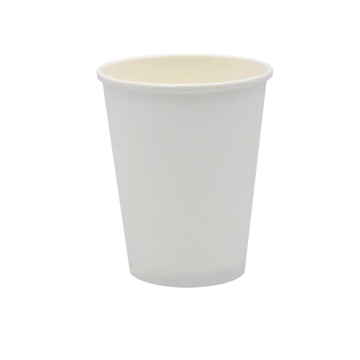 Einwand-Pappbecher "Plain White"
