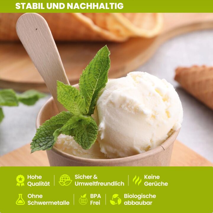 Einweg-Eislöffel aus Holz – Bild 4