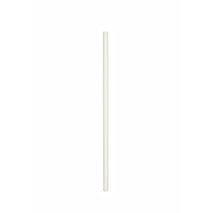 Kompostierbare Strohhalme aus Papier "White" 240x8 100 Stück