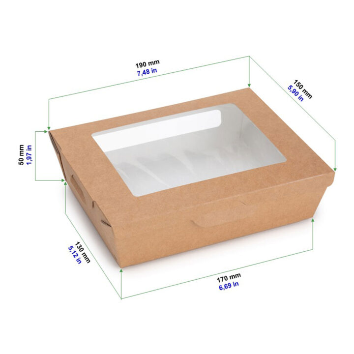 Speisebox mit Fenster "SALAD Window" – Bild 3