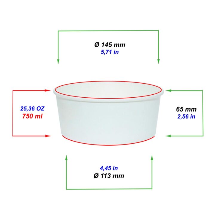 Salatschale "Plain White" – Bild 2
