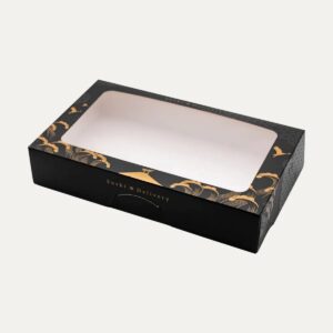 Sushi Box Premium mit Sichtfenster: Professionelle Verpackung für Ihren Sushi-Lieferservice