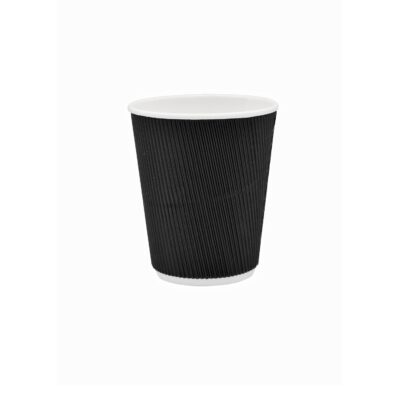 Doppelwand-Thermobecher "Black Fluted"