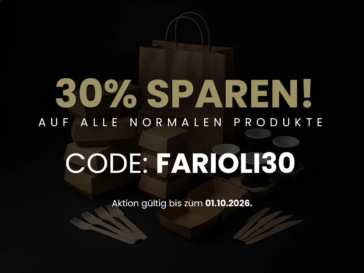 30% sparen auf alle normalen Produkte mit Code FARIOLI30