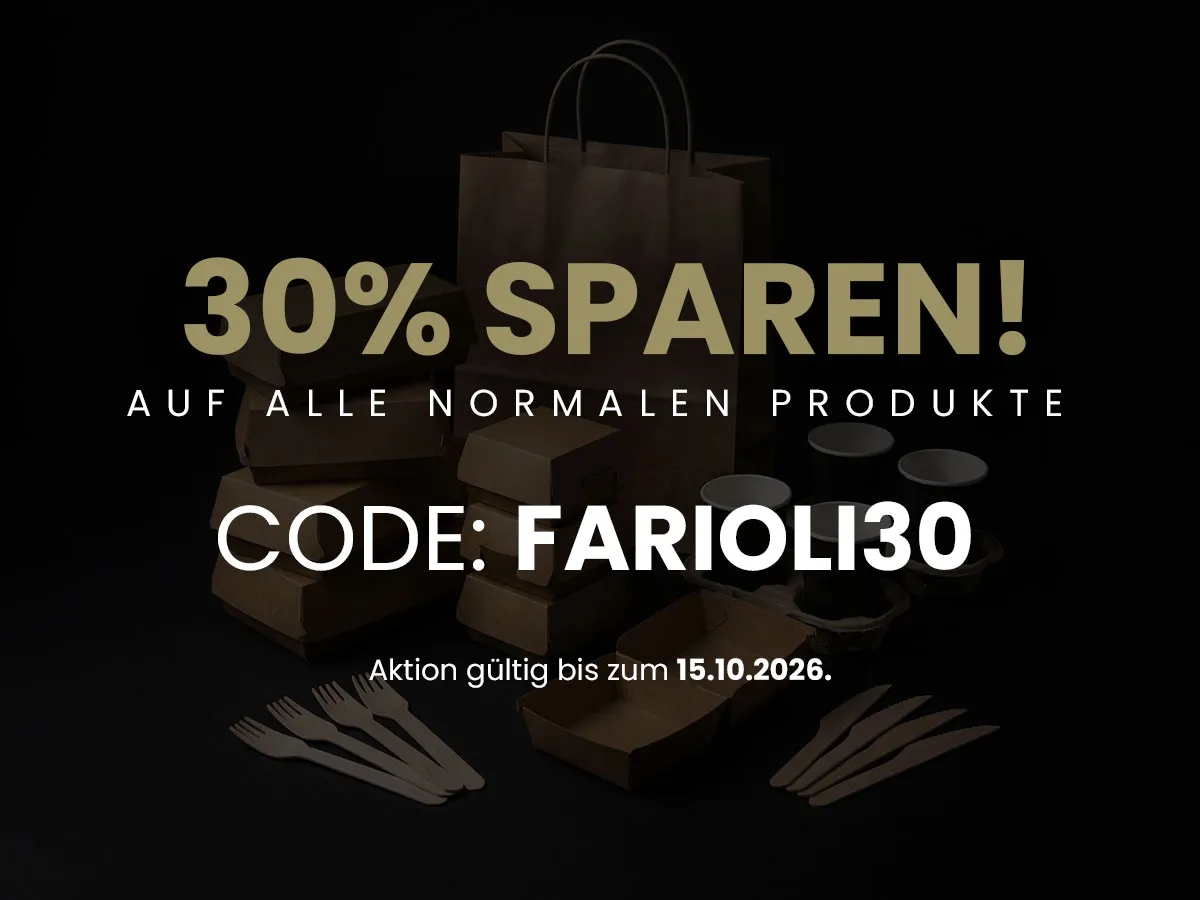 30% sparen auf alle normalen Produkte mit Code FARIOLI30