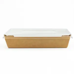Speisebox "Crystal" mit transparentem Flachdeckel – Größe und Proportionen