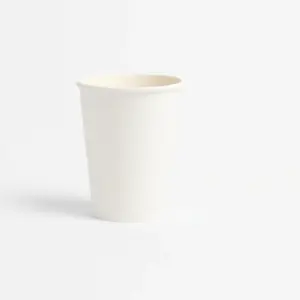 Einwand-Pappbecher "Plain White" – Größe und Proportionen