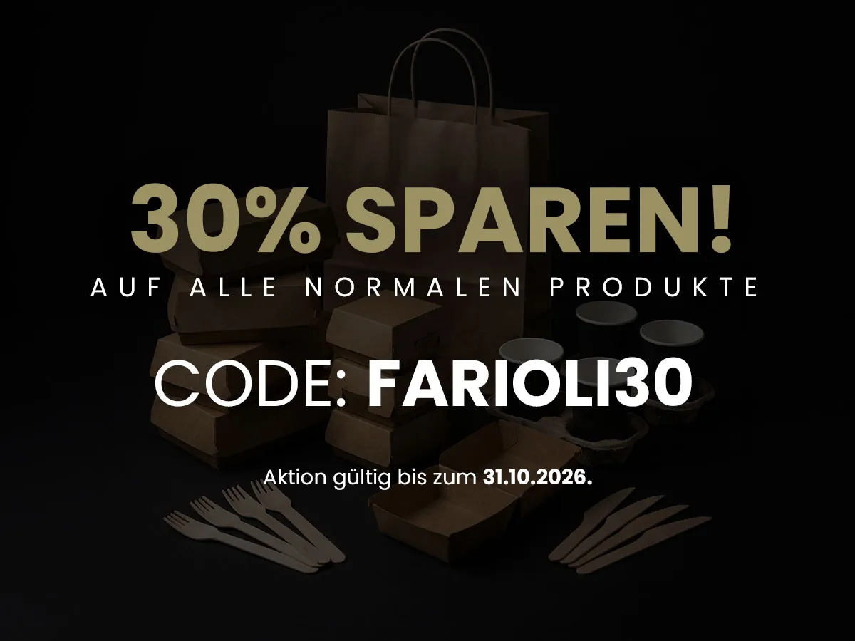 30% sparen auf alle normalen Produkte mit Code FARIOLI30