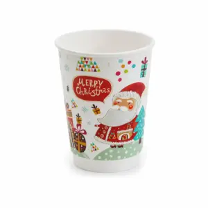 Doppelwand-Thermobecher "Christmas" – Ansicht von der Seite
