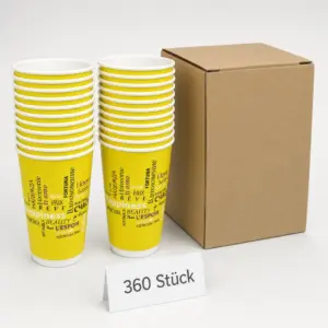 Doppelwand-Thermobecher "Fiesta" – Verpackungseinheit