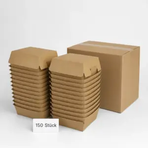 Burger-Box "Geo-Burger" – Verpackungseinheit